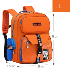Chinese Style Retro Children Orthopedic School Bag For Teenager