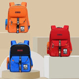 Chinese Style Retro Children Orthopedic School Bag For Teenager