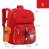Chinese Style Retro Children Orthopedic School Bag For Teenager