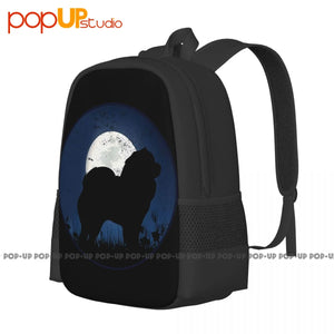 Chow Chow Dog Fan Man Women Chow Chow Backpack Large Capacity Bookbag