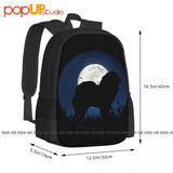 Chow Chow Dog Fan Man Women Chow Chow Backpack Large Capacity Bookbag