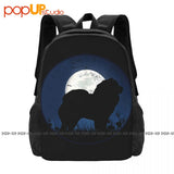 Chow Chow Dog Fan Man Women Chow Chow Backpack Large Capacity Bookbag