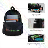 Chris Brown Large Capacity Backpack Creative Eco Friendly Riding Backpack