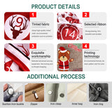 Christmas Advent Calendar Bags 24 Days Countdown Drawstring Gift Pouches