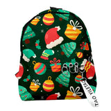 Christmas Backpack Soft Surface Comfortable Handle Storage Book Weight Reduction