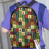 Christmas Backpack Soft Surface Comfortable Handle Storage Book Weight Reduction