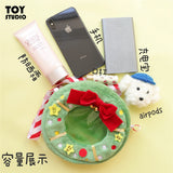 Japanese Girl Heart Soft Bag with Christmas Bow Design