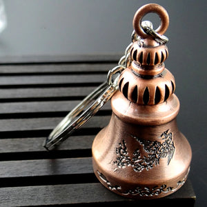 Ethnic Style Phoenix Bronze Keychain