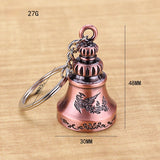 Ethnic Style Phoenix Bronze Keychain