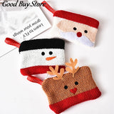 Christmas Deer Wallet Zip Coin Purse Money Bag Card Holder Mini Bags