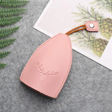 Christmas Elk Key Box Pull Out Key Wallets Case PU Leather Key Case