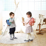 Christmas Rabbit Kids Backpack Cotton Fabric School Bag Age 1-3 Years