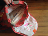 Christmas Rabbit Kids Backpack Cotton Fabric School Bag Age 1-3 Years