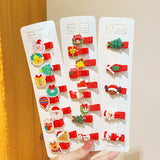 Christmas Hairpin Santa Claus Side Clip Holiday Gift