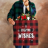 Christmas Harajuku Canvas Shopper Bag Merry Christmas Tree Reusable