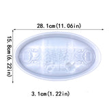 Christmas Resin Tray Molds Bowknot Bell Tree Silicone Mold