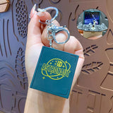 Santa Claus 3D Magic Book Keychain for Car Bag Key Chains