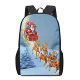 Christmas Santa Claus Printing Children's Backpack
