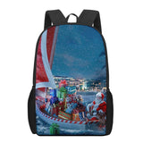 Christmas Santa Claus Printing Children's Backpack