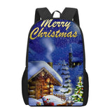 Christmas Santa Claus Printing Children's Backpack