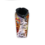 Christmas Series Santa Claus Makeup Bag Organizer Purse Handbags