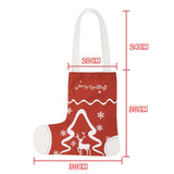 Christmas Tote Bags Canvas Reusable Grocery Bags Large