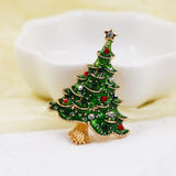 Christmas Tree Year Cartoon Little Gift Coat Bag Accessories Drop Chest Pins Jew