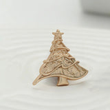 Christmas Tree Year Cartoon Little Gift Coat Bag Accessories Drop Chest Pins