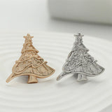 Christmas Tree Year Cartoon Little Gift Coat Bag Accessories Drop Chest Pins