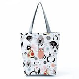 Chubby Cat Printed Handbags Lovely Women's Bag Animal Pretty Shoulder Bag