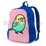 Yellow-Headed Budgie Outdoor Hiking Backpack