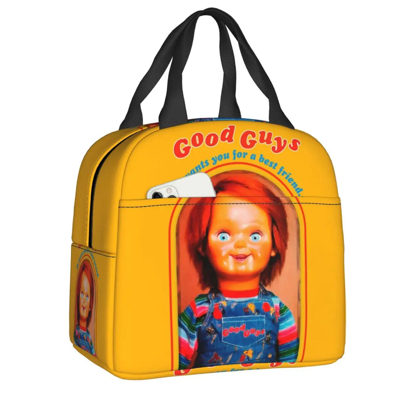 Chucky Retro Movies Insulated Lunch Bags Leakproof Thermal Cooler Bento Box