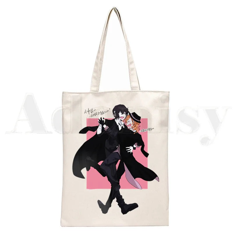 Chuuya Nakahara Bungou Stray Dogs Anime Handbag Women Canvas Bag