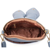 Chuwanglin Rabbit Crossbody Bag Soft Leather Ladies Messenger Shoulder Bags