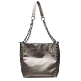 Chuwanglin Rivet Totes Shoulder Handbag Women PU Leather Chain Crossbody Bag