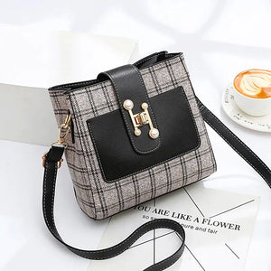 Canvas Shoulder Bag Small Handbag Tote Crossbody Eco Bag