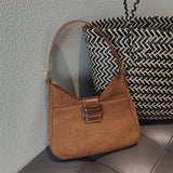 Chuwanglin Matte Suede Women Handbags Retro Shoulder Totes Bags