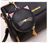 Chuwanglin Women PU Leather Shoulder Bag Set