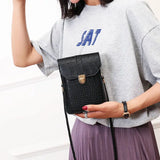 Chuwanglin Mini Crocodile Leather Clutch Purses Handbag