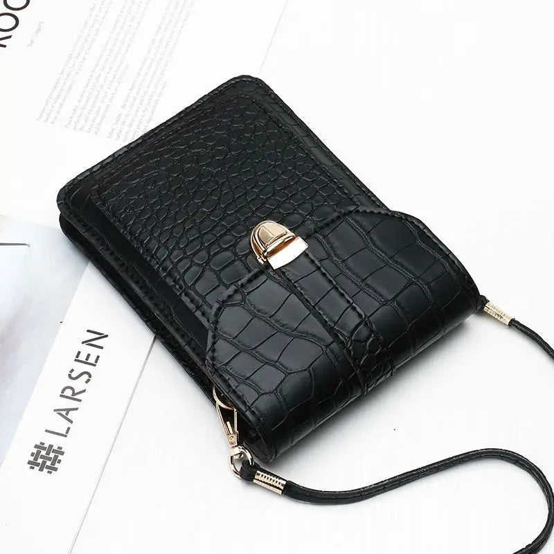 Chuwanglin Mini Crocodile Leather Clutch Purses Handbag