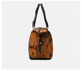 Chuwanglin Newspaper Printing Shoulder Bag Folding Travel Handbag