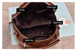 Chuwanglin Shoulder Bag PU Leather Handbag Lady Boston Hairball Messenger Bags