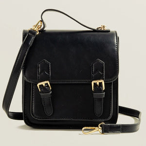 Chuwanglin Small PU Leather Shoulder Bag Vintage Crossbody Bag For Woman