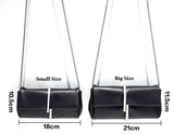Chuwanglin Snake Bone Chain Shoulder Bag Paper Clip Clutch for Women