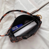 Vintage Embroidery Chain Small Top-handle Bag Ladies Handbags