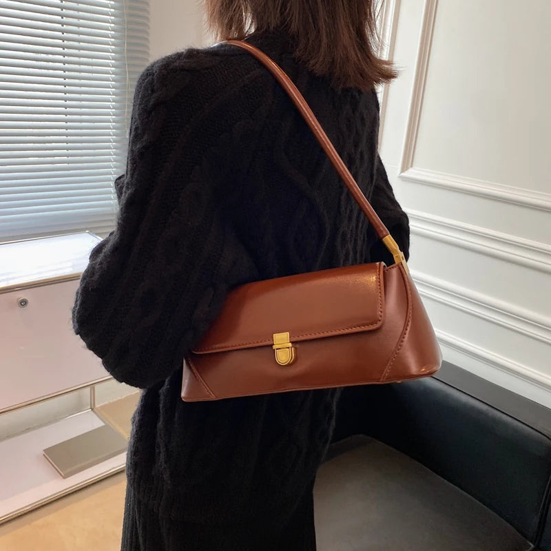 Classic Armpit Shoulder Bag French Vintage Handbag Women Bags Female Single Shou