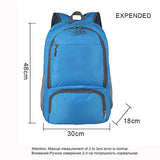 Foldable Sport Backpack Waterproof Travel Bag Mochila