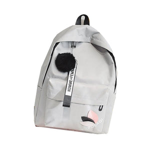 Classic Everyday Backpack with Smooth Zipper Closure