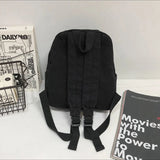 Classic Canvas Backpack for Couples Unisex College Pockets
