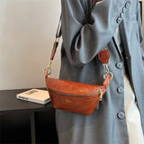 Birds Pattern Woolly Women Chest Bag Outdoor Casual